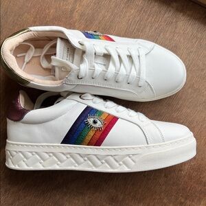 NEW Kurt Geiger White Trainers/ Tennis Shoes Size 9